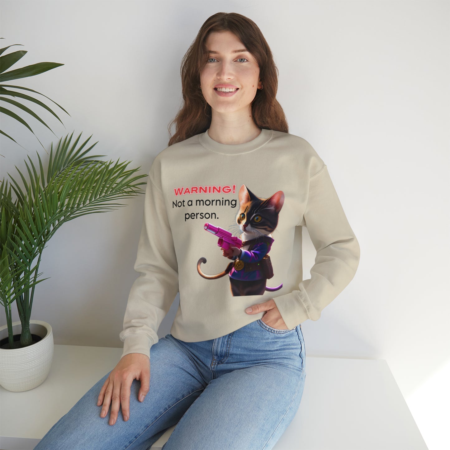 Crewneck Sweatshirt Morning Person