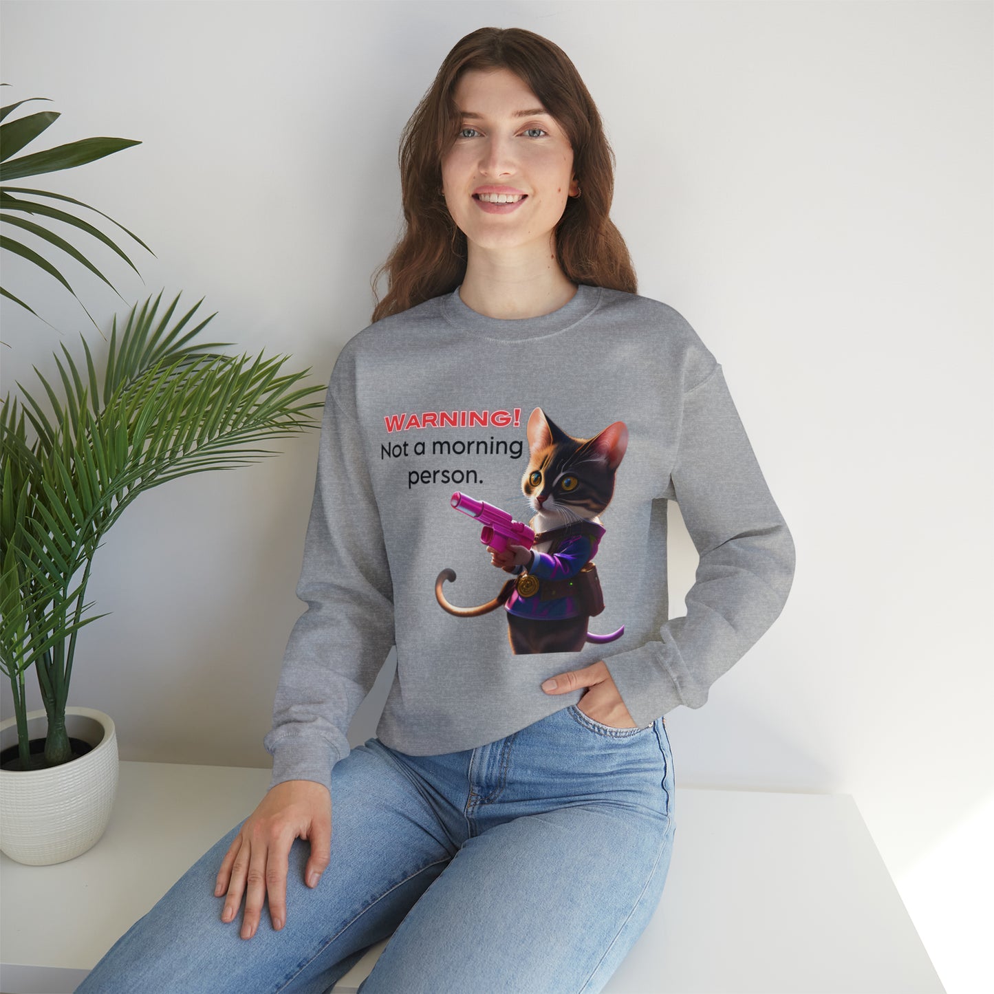 Crewneck Sweatshirt Morning Person