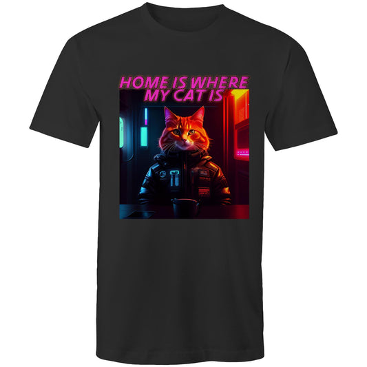 Mens T-Shirt - Home, Cat