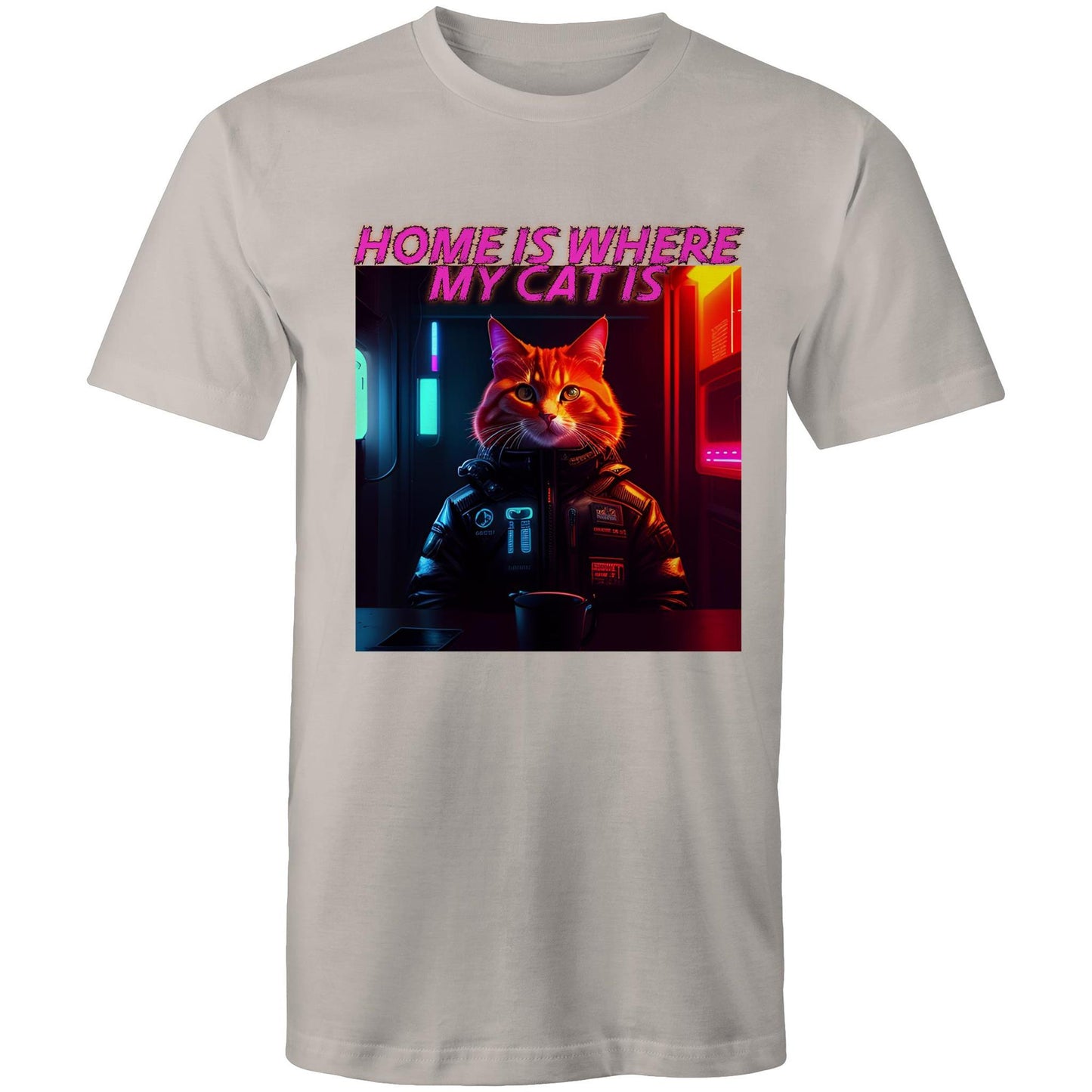 Mens T-Shirt - Home, Cat