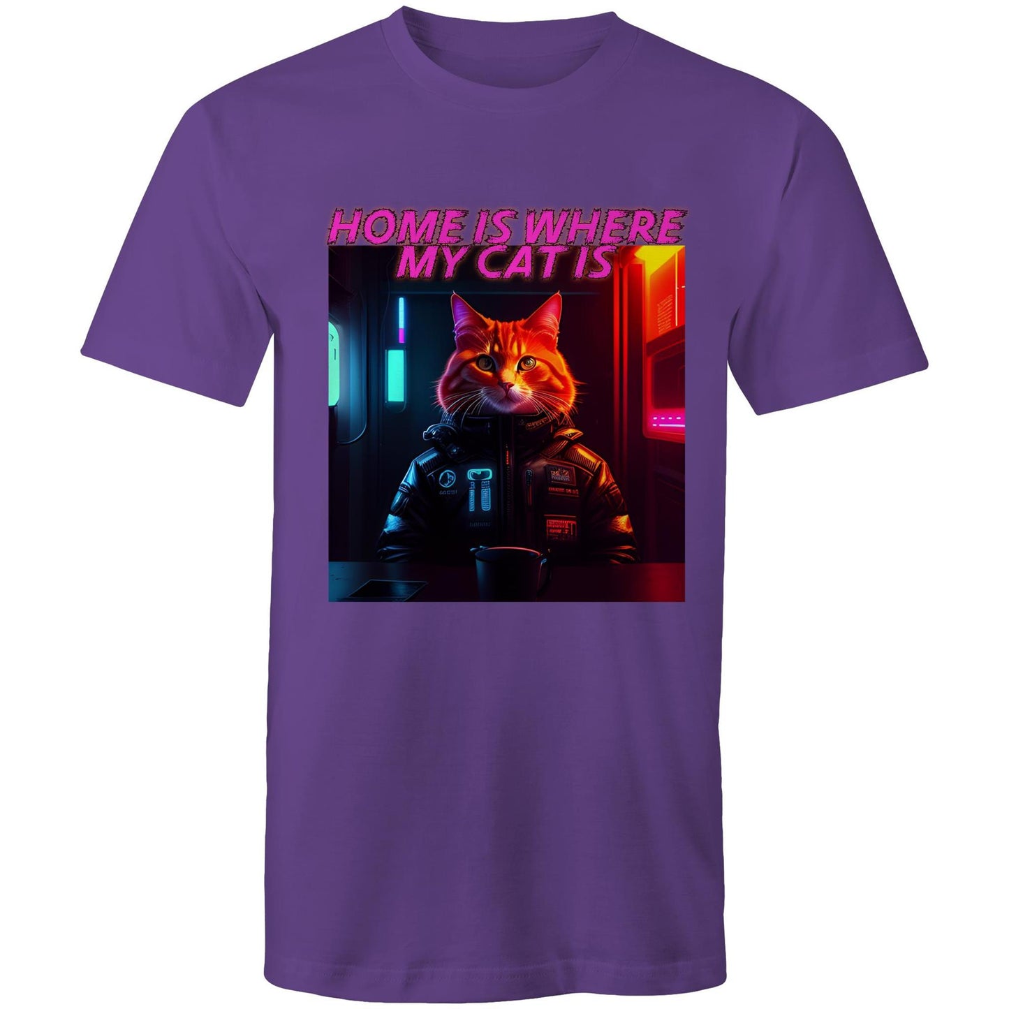 Mens T-Shirt - Home, Cat